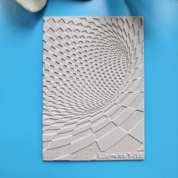 Polymer clay Texture tile Texture mat Clay stamp Polymer clay texture stencils "Geometryc" design clay texture Rubber mat T-368