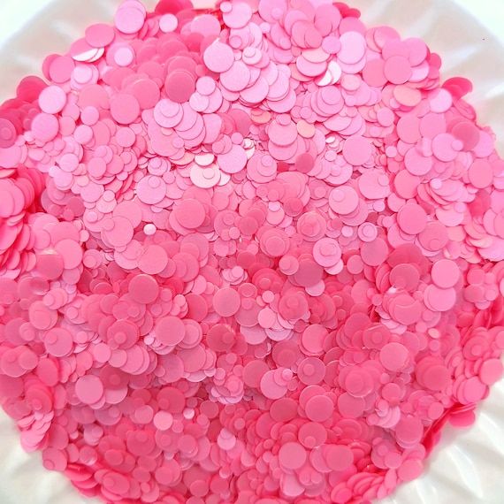 Chunky glitter "Coral pink" for Resin Epoxy crafts, for nail design