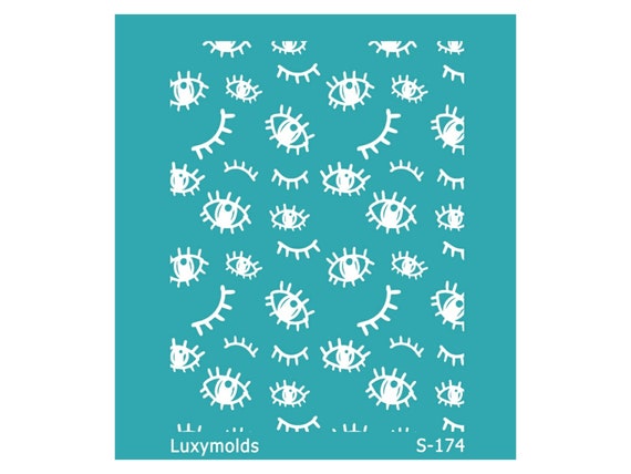 Silk screen stencil for polymer clay "Luxymolds" S-174
