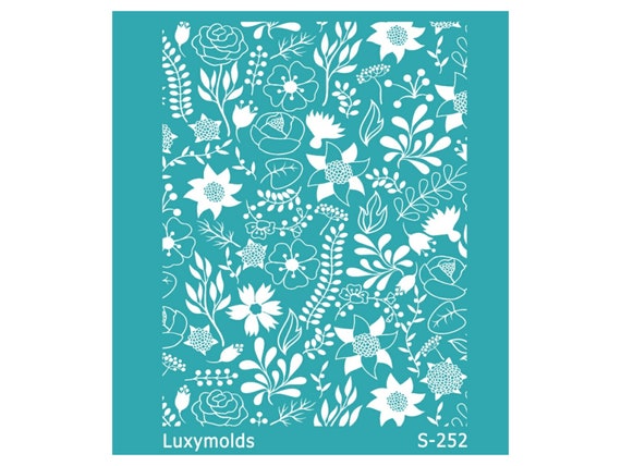 Silk screen stencil for polymer clay "Luxymolds" S-252