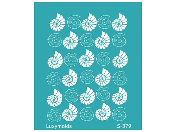 Silk screen stencil for polymer clay "Luxymolds" S-379