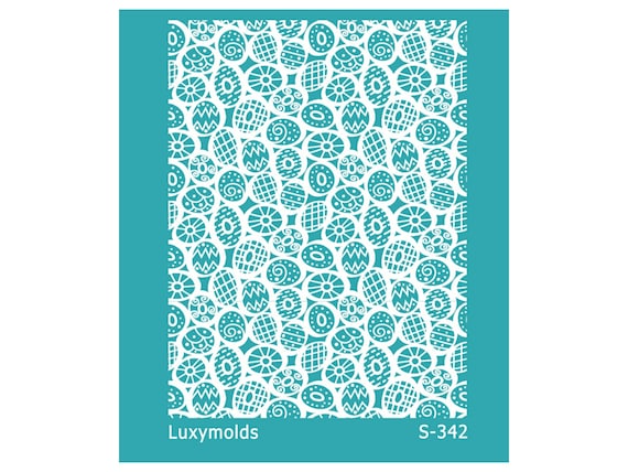 Silk screen stencil for polymer clay "Luxymolds" S-342