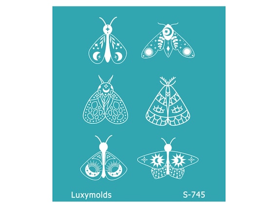 Silk screen stencil for polymer clay "Luxymolds" S-745