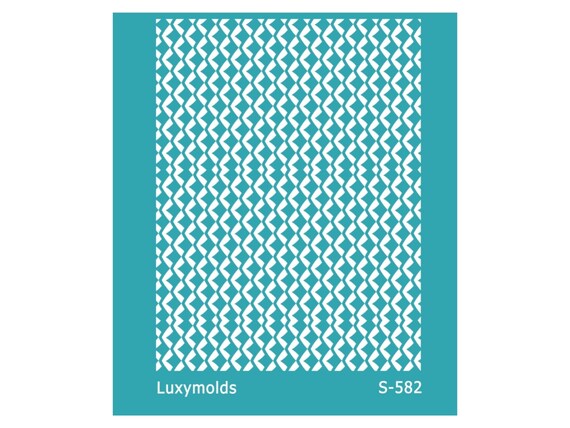 Silk screen stencil for polymer clay "Luxymolds" S-582