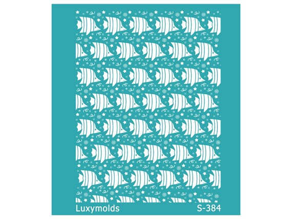 Silk screen stencil for polymer clay "Luxymolds" S-384