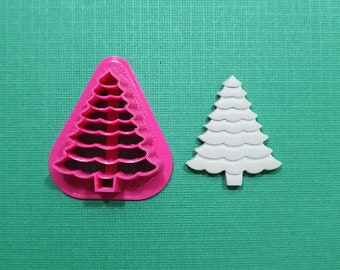 Coupe-argile Outils en pâte polymère "Sapin de Noël" boucles d'oreilles coupe-bijoux