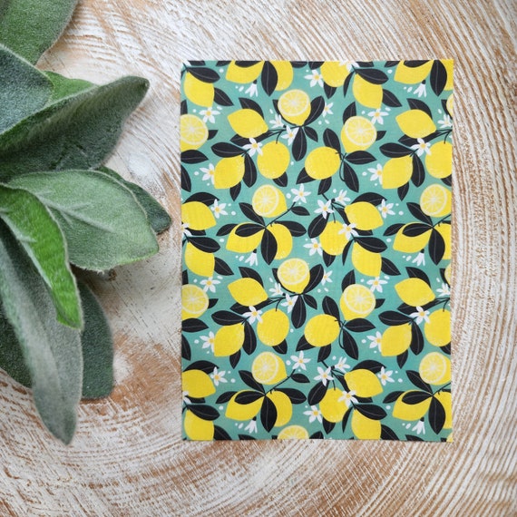 Clay transfer paper / Image transfer paper / Water soluble paper for polymer clay / Lemon transfer sheet / Transfer paper for clay