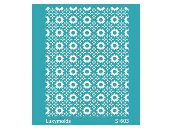 Silk screen stencil for polymer clay "Luxymolds" S-603