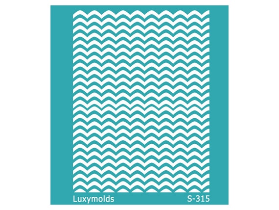 Silk screen stencil for polymer clay "Luxymolds" S-315