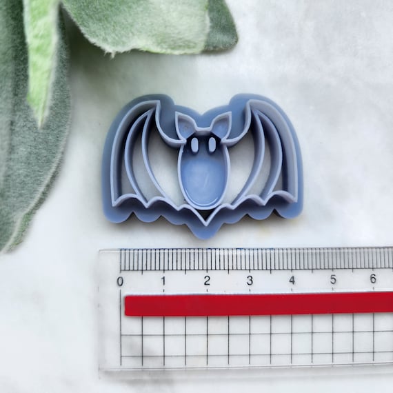 Halloween Polymer Clay cutters Stud earrings clay cutters Earrings molds Polymer clay tool Bat sharp cutter stamp Hair clip Jewelry cutters