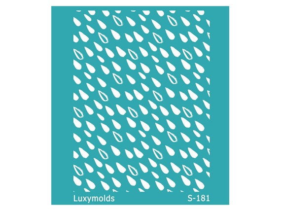 Silk screen stencil for polymer clay "Luxymolds" S-181