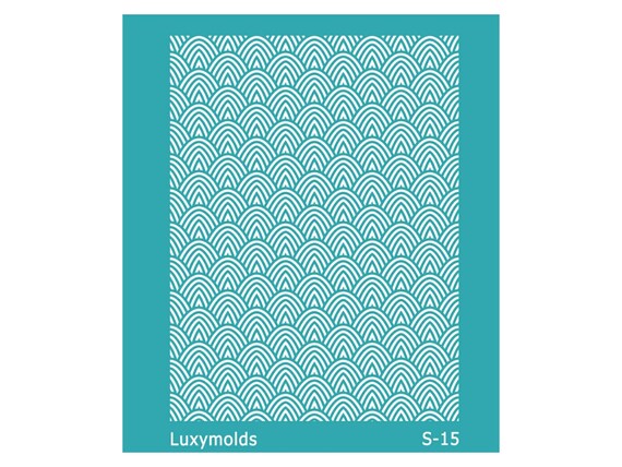 Silk screen stencil for polymer clay "Luxymolds" S-15