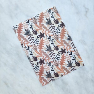 Papier transfert hydrosoluble pour bricolage en pâte polymère &quot;Motif floral&quot;