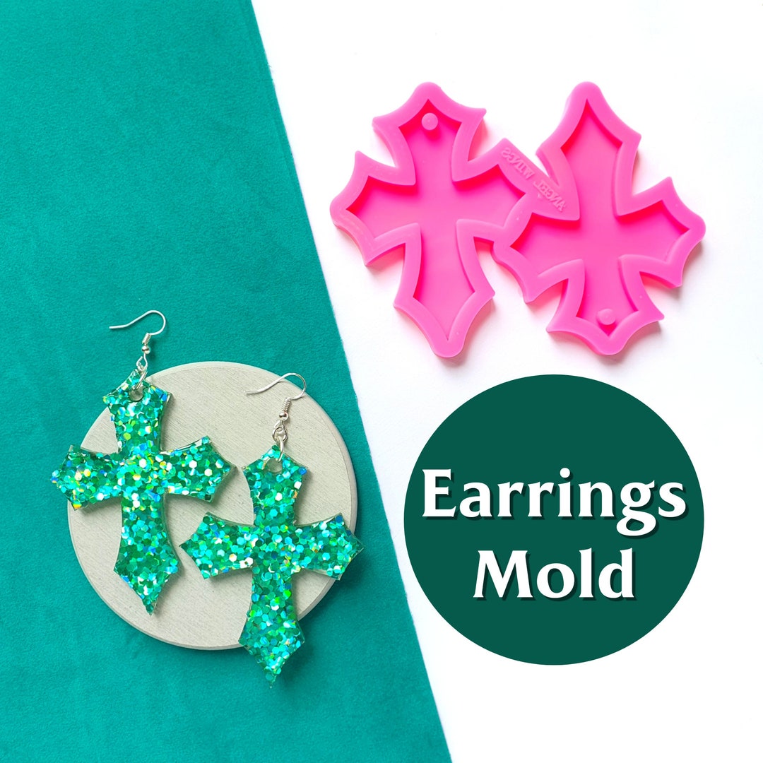 Silicone Earrings Mold Mould for Resin and Epoxy 