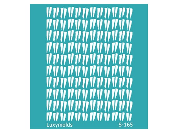 Silk screen stencil for polymer clay "Luxymolds" S-165
