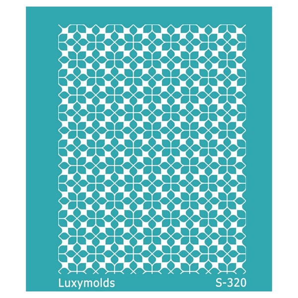 Silk screen stencil for polymer clay "Luxymolds" S-320