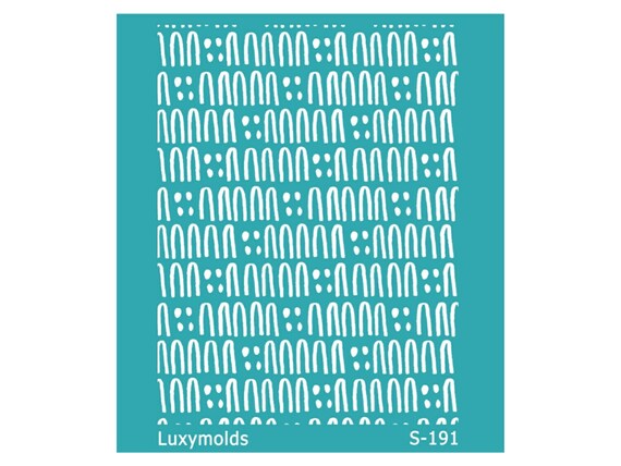 Silk screen stencil for polymer clay "Luxymolds" S-191