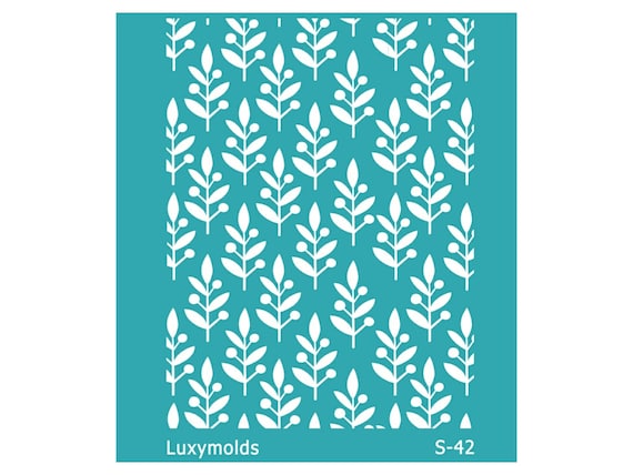 Silk screen stencil for polymer clay "Luxymolds" S-42