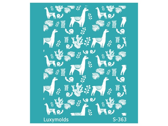 Silk screen stencil for polymer clay "Luxymolds" S-363