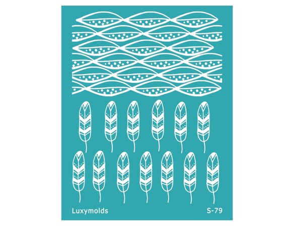 Silk screen stencil for polymer clay "Luxymolds" S-79