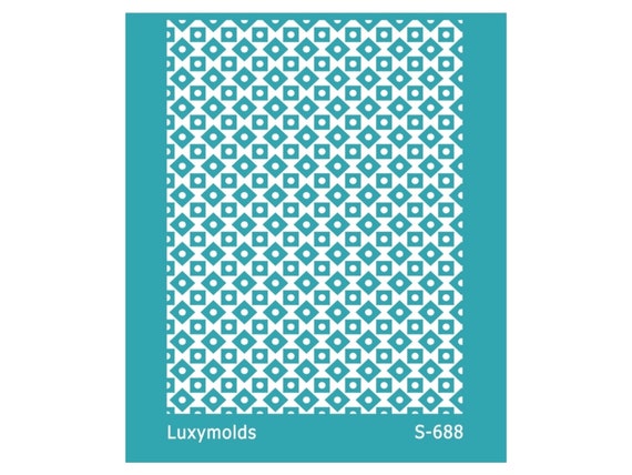 Silk screen stencil for polymer clay "Luxymolds" S-688