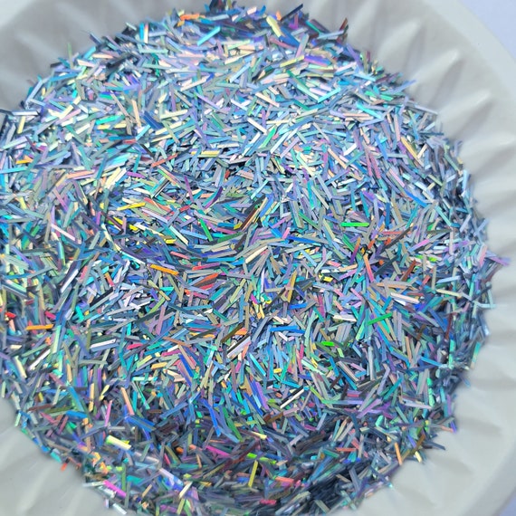 Chunky glitter "Holographic strip" for Resin Epoxy crafts, for nail design