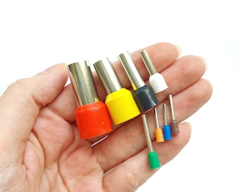 8 pcs set Hole making punch Mini hole circle metal cutters for polymer clay