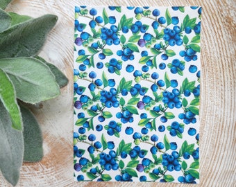 Blueberry Clay Transfer Paper, Water Soluble (3.54x4.92 in)