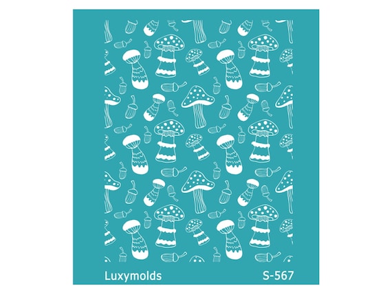 Silk screen stencil for polymer clay "Luxymolds" S-567