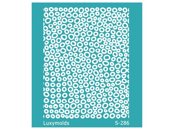 Silk screen stencil for polymer clay "Luxymolds" S-286