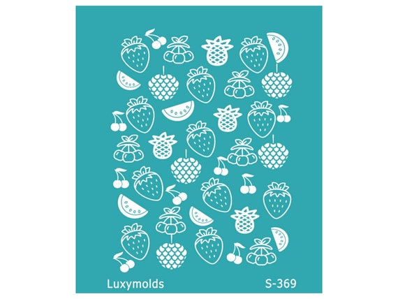 Silk screen stencil for polymer clay "Luxymolds" S-369
