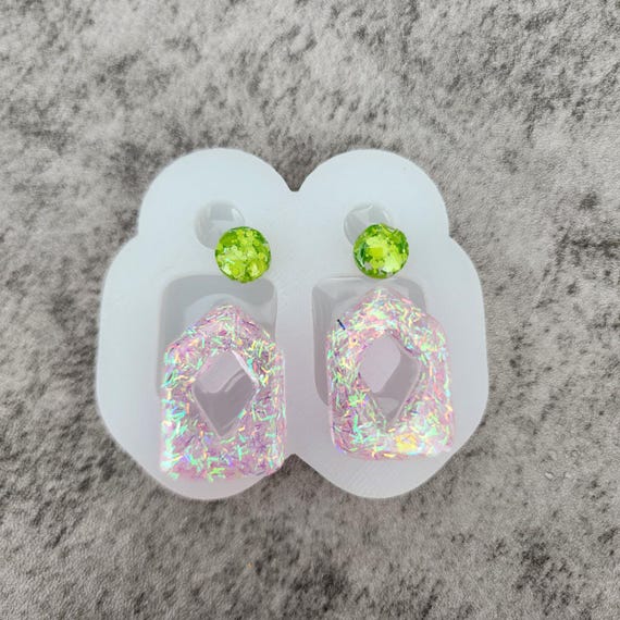 Geometric Silicone Earrings Mold for Resin Jewelry Making