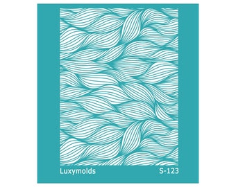 Silk screen stencil for polymer clay "Luxymolds" S-123