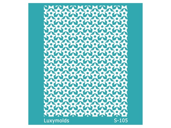 Silk screen stencil for polymer clay "Luxymolds" S-105
