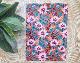 Floral Clay Transfer Paper, Water Soluble Image Sheet