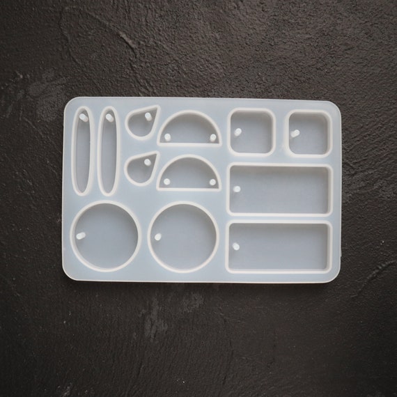 Silicone earring mold Jewelry Resin mould for resin and epoxy