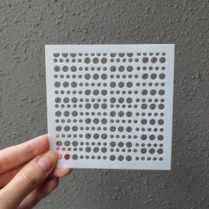 Plantilla de arcilla polimérica Formas de lámina de textura estera de sello T-68