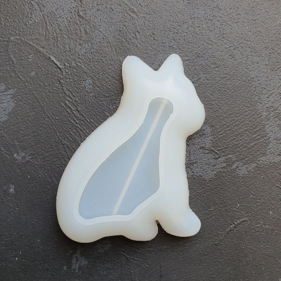 Cat dish silicone mold Resin Epoxy Jesmonite mold