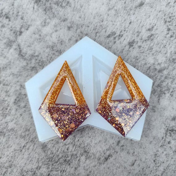 Geometric Silicone Earrings Mold for Resin Jewelry Making
