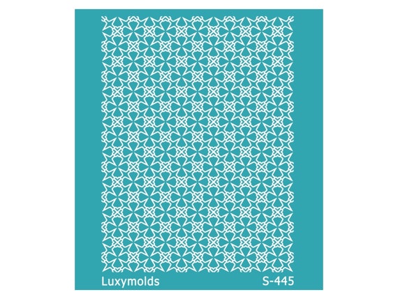Silk screen stencil for polymer clay "Luxymolds" S-445