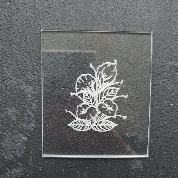Embossing stamp for polymer clay Floral texture plate Flower debossing stamp Acrylic stamps