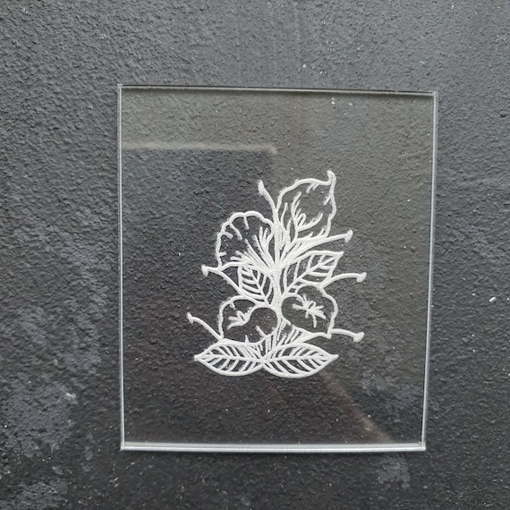 Embossing stamp for polymer clay Clover Floral texture plate