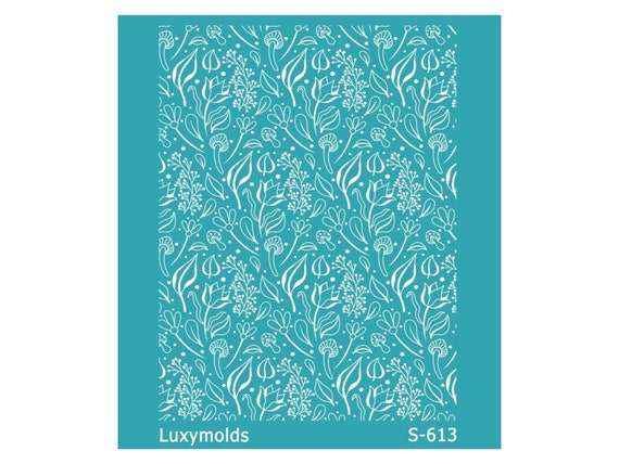 Silk screen stencil for polymer clay "Luxymolds" S-613