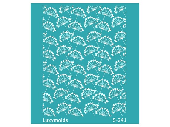 Silk screen stencil for polymer clay "Luxymolds" S-241