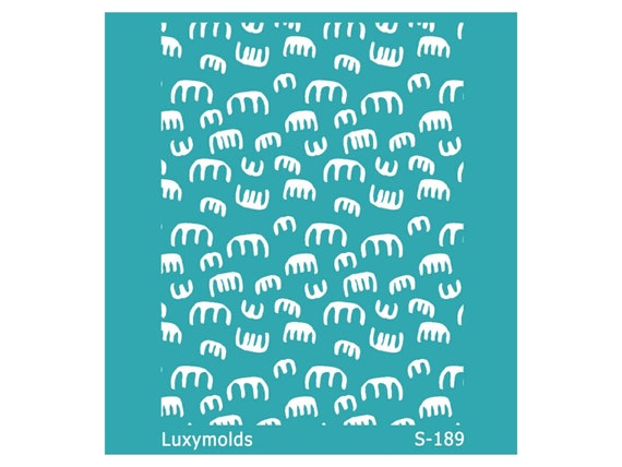 Silk screen stencil for polymer clay "Luxymolds" S-189