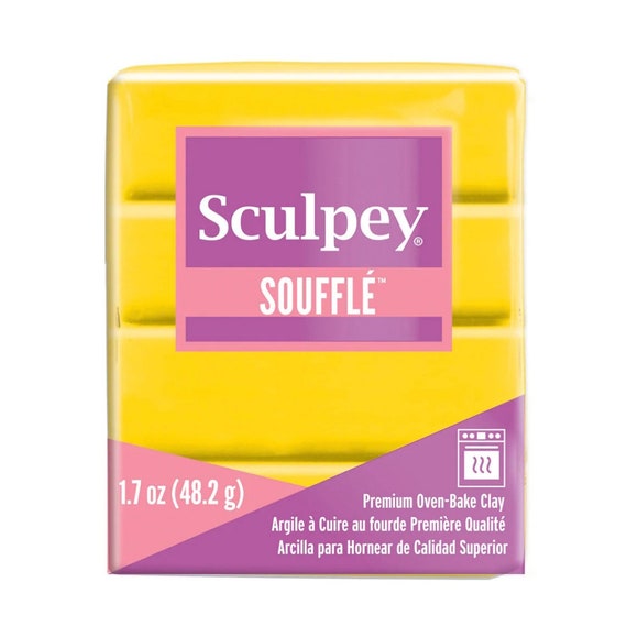 Sculpey Soufflé Polymer Clay 48g (1.7oz) - Canary