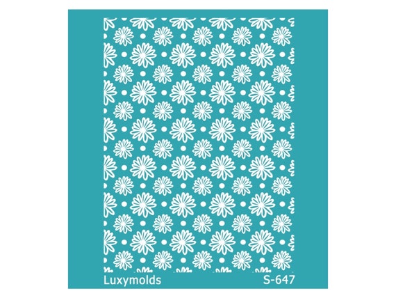 Silk screen stencil for polymer clay "Luxymolds" S-647