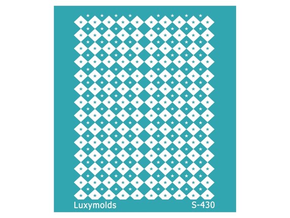 Silk screen stencil for polymer clay "Luxymolds" "Halloween" S-430