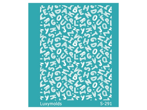 Silk screen stencil for polymer clay "Luxymolds" S-291