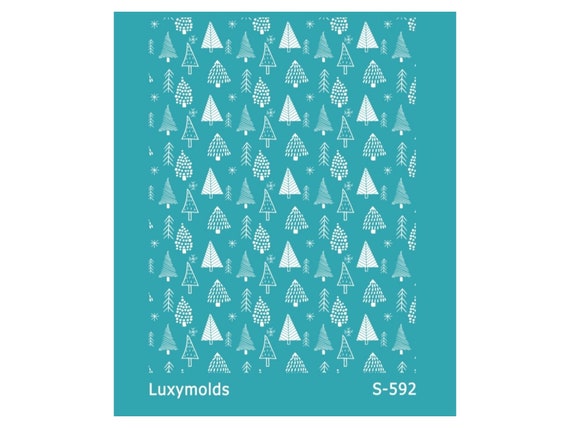 Silk screen stencil for polymer clay "Luxymolds" "Christmas" S-592